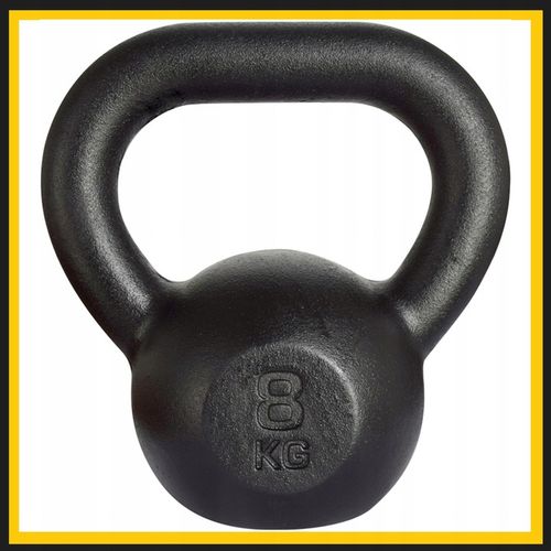 Kettlebell żeliwny odważnik kula kettle 8kg na Arena.pl