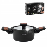 STARKE PRO GARNEK z SILIKONOWĄ POKRYWKA ARCHIE WOODEN 16cm 1,2L CZARNY