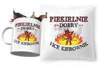 Zestaw Dla Vice Kierownika Poduszka + Kubek Z Nadrukiem Ze Zdjęciem