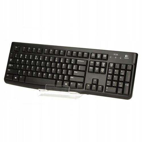 Klawiatura przewodowa Logitech K120 USB Czarna Business US Cicha 920-002479 na Arena.pl