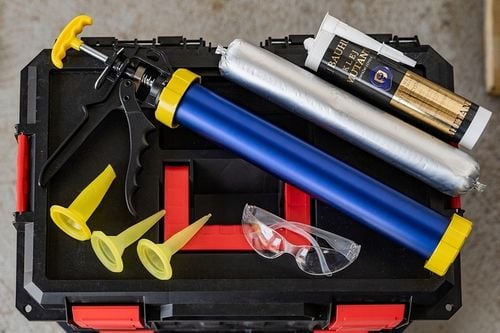 Pistolet do silikonu wyciskacz do mas kiełbas 600ml Mocny Wytrzymały na Arena.pl