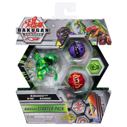 Bakugan starter Dragonoid Trox Hydorous figurka + karty na Arena.pl