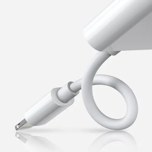 adapter joyroom s-y104 słuchawkowy lightning - lightning / mini jack na Arena.pl