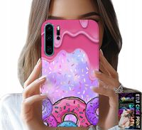 ETUI DO HUAWEI P30 PRO - SŁODKIE DONUTY Z LUKREM W TLE + FOLIA