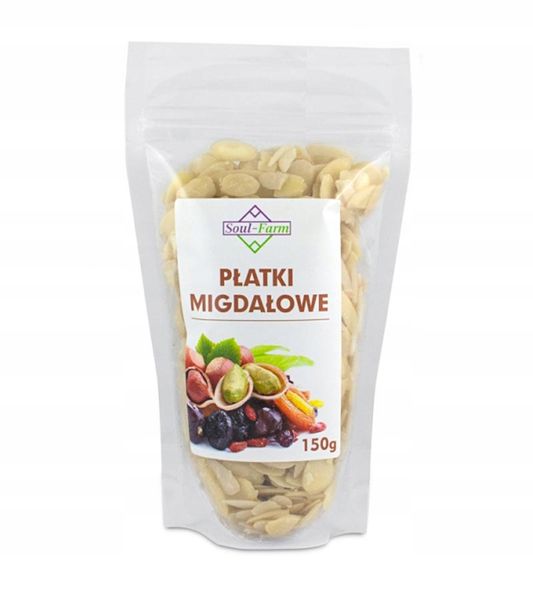 Migdały Soul Farm płatki 150 g zdjęcie 1