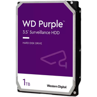 WESTERN DIGITAL Purple (3.5'', 1TB, 64MB, 5400 RPM, SATA 6 Gb/s)