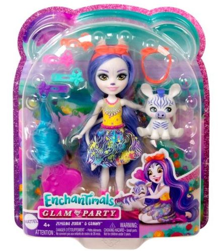 Lalka Deluxe Enchantimals Zebra na Arena.pl