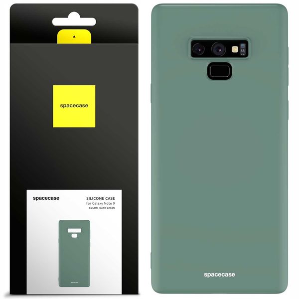 Spacecase Silicone Case Galaxy Note 9 Dark Green zdjęcie 1