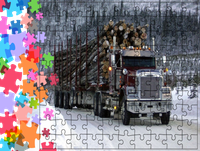 Puzzle tradycyjne Ciężarówki