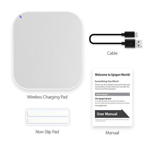 SPIGEN F302W WIRELESS CHARGER WHITE na Arena.pl