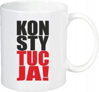 FOTO KUBEK z nadrukiem KONSTYTUCJA protest napis