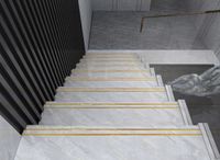 Schody z kamienia ZŁOTO ryfle WYSOKI POŁYSK 120x30