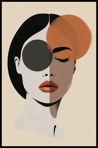 Plakat 53x81cm Dwie Strony Piękna na Arena.pl