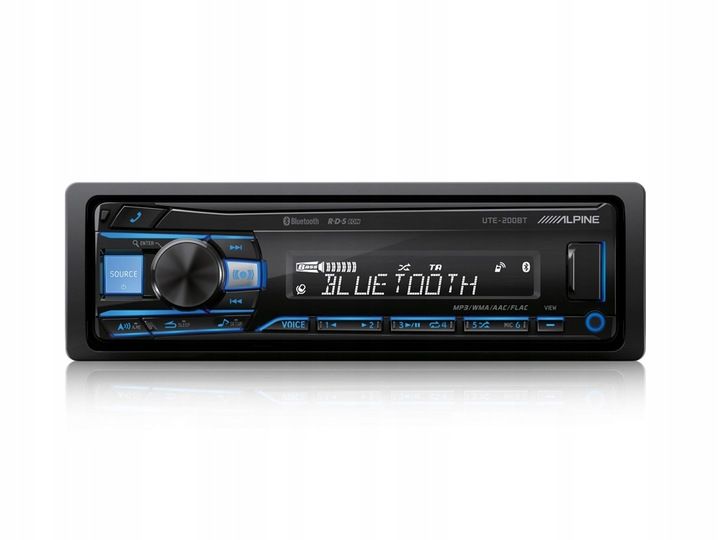 ALPINE UTE-201BT / UTE-200BT/ BT / FLAC / USB / MULTICOLOR / AUX zdjęcie 12