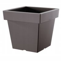 Doniczka kwadratowa Lofly DLOFL240 | Szary kamienny, Kształt Kwadratowy, Wymiary 24x24x22 cm, Kolor Szary kamienny, Prosperplast