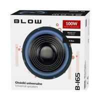 GŁOŚNIK BASOWY WOOFER NISKOTONOWY B-165 CZARNY 100W 165MM 16,5CM 8OHM 6,5''