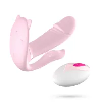 crushious fritz - intymny wibrujący system z podgrzewaniem, pastelowy roż
