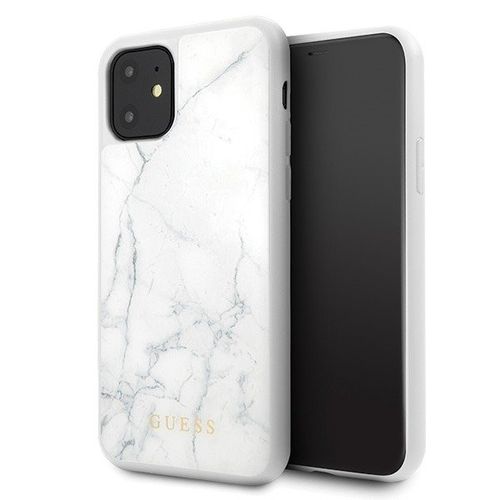 Etui Case GUESS MARBLE CASE IPHONE 11 BIAŁY na Arena.pl
