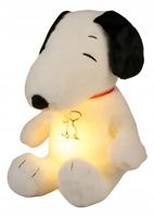 INTERAKTYWNY PIESEK SNOOPY ODDYCHAJĄCY SZUMIĄCY USYPIACZ PLUSZAK SNUPI 2w1