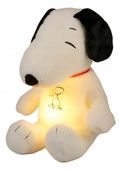 INTERAKTYWNY PIESEK SNOOPY ODDYCHAJĄCY SZUMIĄCY USYPIACZ PLUSZAK SNUPI 2w1