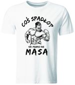 KOSZULKA COŚ SPADŁO? NA PEWNO NIE MASA, ROZ. XL