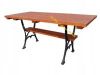 STÓŁ 150 cm OGRODOWY KRÓLEWSKI NOGI ŻELIWNE meble ogrodu