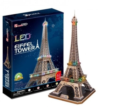 PUZZLE 3D LED WIEŻA EIFFEL 82EL L091H 5072 na Arena.pl