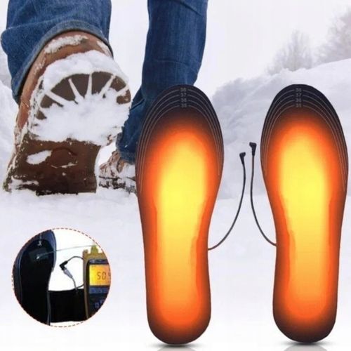 Podgrzewane Wkładki do Butów Ogrzewane do Stóp Termiczne USB na Zimę na Arena.pl