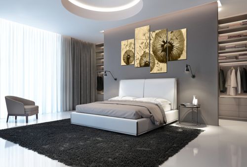 Obraz 120X70 Dmuchawce Na Kremowym Tle na Arena.pl