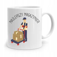 Kubek Prezent Dla Magazyniera Najlepszy Magazynier Z Nadrukiem Ze Zdjęciem