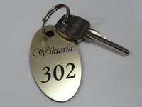 numerki zawieszki do szatni breloki do kluczy hotelowych