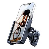 metalowy uchwyt na telefon do roweru. hulajnogi czarny