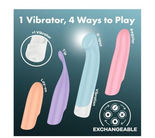 Super Wibrator 4 W 1 Satisfyer 4 Nasadki! na Arena.pl