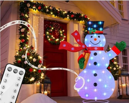 BAŁWAN ŚWIECĄCY LED 120CM FIGURA ŚWIĄTECZNA KESSER IP44 ZEWNĘTRZNY na Arena.pl