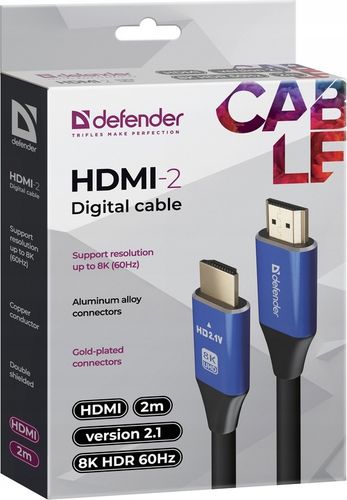 Kabel Przewód HDMI - HDMI 2.1 8K 60HZ 4K 120HZ 48Gbps 7680 x 4320 pix na Arena.pl