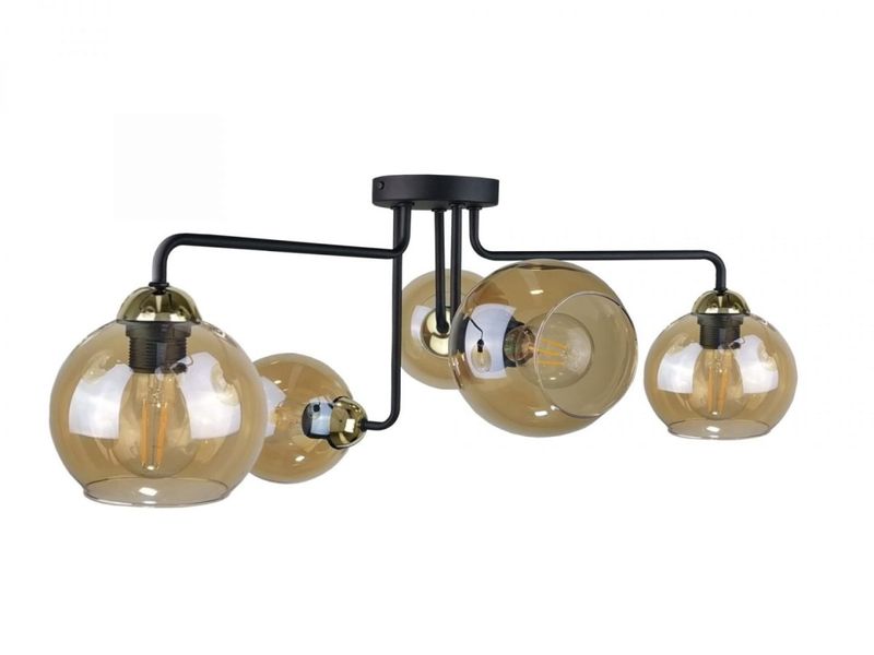 Lampa sufitowa 5xE27 MONDE GOLD zdjęcie 1
