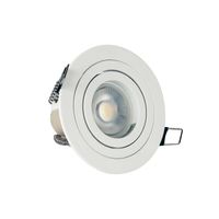 Aluminiowa lampa wpustowa Halo RL0103-WH Yaskr do jadalni biała
