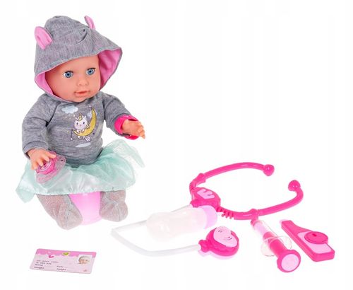 INTERAKTYWNA LALKA BOBAS U LEKARZA PŁACZE KICHA KASZLE EFEKT GORĄCZKI na Arena.pl