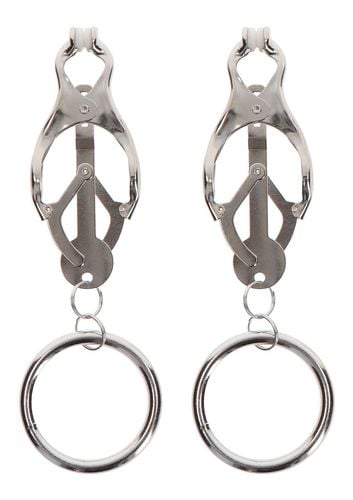 butterfly clamps with ring silver na Arena.pl