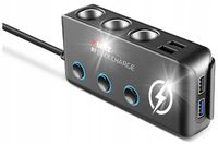 Rozdzielacz samochodowy Xblitz R7 USB QC 3.0