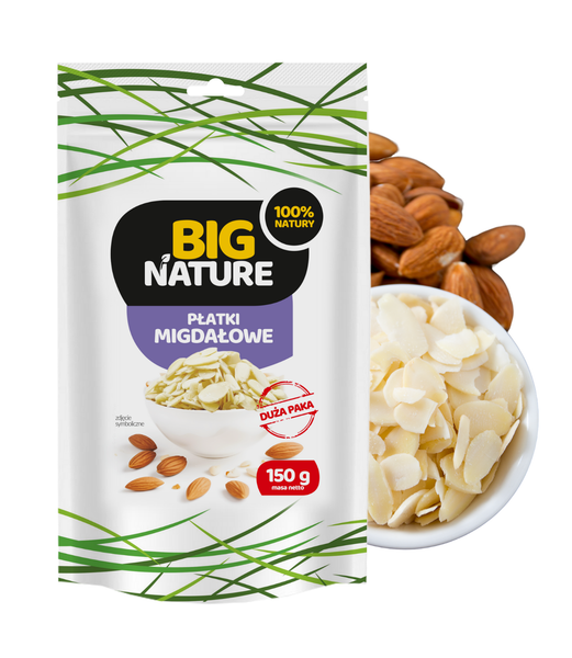 Płatki migdałowe 150g  - BIG NATURE zdjęcie 1