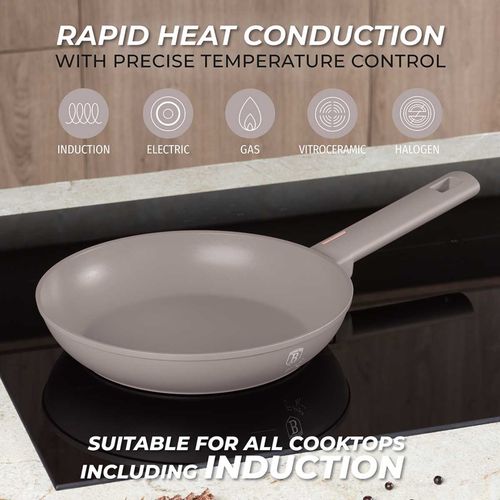 patelnia tytanowa 24cm berlinger haus bh-8083 taupe na Arena.pl