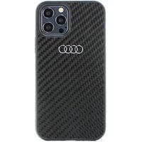 Audi Carbon Fiber iPhone 12/12 Pro 6.1" czarny/black hardcase