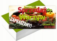 Wizytówki firmowe 100szt DUŻO WZORÓW do wyboru SPRZEDAŻ WARZYW