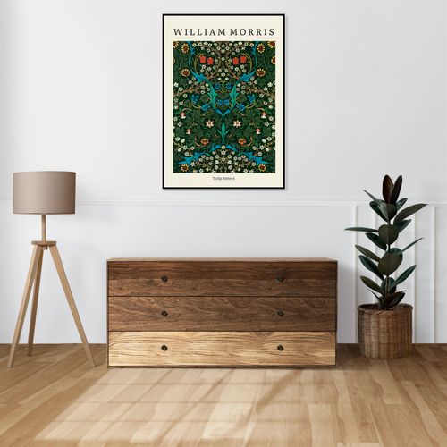 Obraz 30x50cm Design Tulip Pattern, Morris Vintage do Salonu na Arena.pl