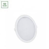 ALGINE ECO 2w1 NATYNK-PODTYNK DOWNLIGHT 18W WW 230V 110st IP20 IK06 223x35mm BIAŁY okrągła
