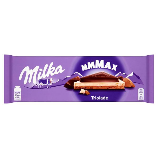 Milka Czekolada mleczna Triolade 280 g zdjęcie 1