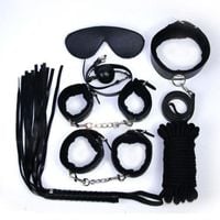 kompletny zestaw bondage toyz4lovers czarny