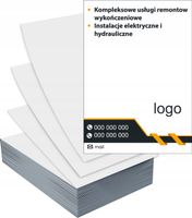 Ulotki A4 100 szt reklamowe firmowe duży wybór wzorów REMONTY WYKOŃCZENIA