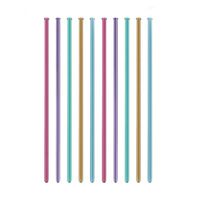 Balony do modelowania rurki modeliny mix kolorów chrom, 10 szt.